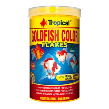 Goldfish color flakes